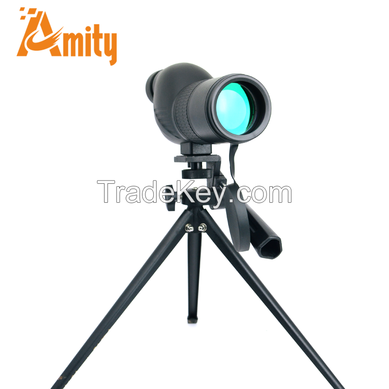 waterproof telescope monocular optic spotting scope 20-60X80 with tripod