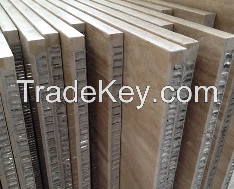 Stone honeycomb panels for exterior wall cladding, composite stone panels for wall