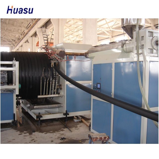 HDPE Huge Diameter Hollowness Wall Spiral Pipe Production Line