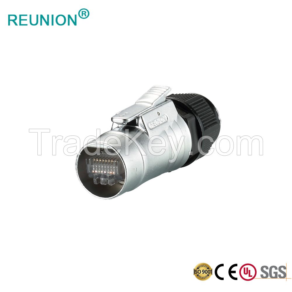 Waterproof cat5e etherCON RJ45 Connectors and RJ45 metal connector