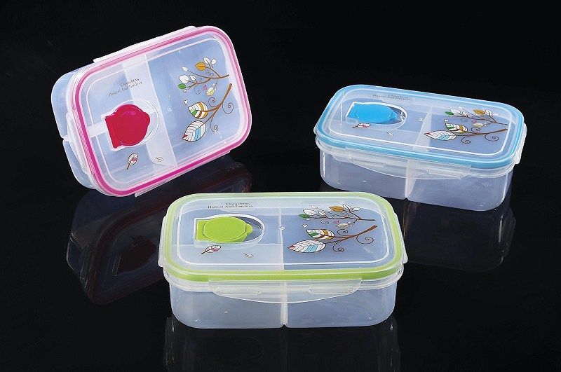 PP plastic bento box airtight lunch box micro wave safe R-1065