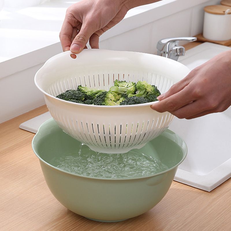 PP plastic drain basket cleaning basket vegetable basket 