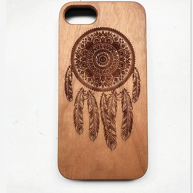 Wood Case Phone Customized Logo High Quality Blank Natural Wood Case f