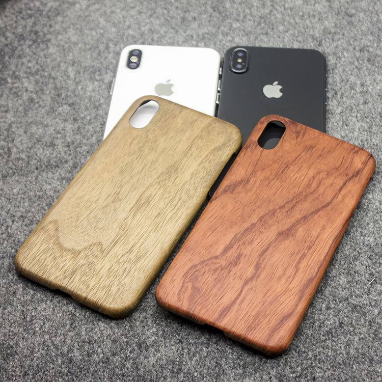 Light Weight Ultra-Thin Slim Carbon Fiber Wooden Phone Case for iphone XR