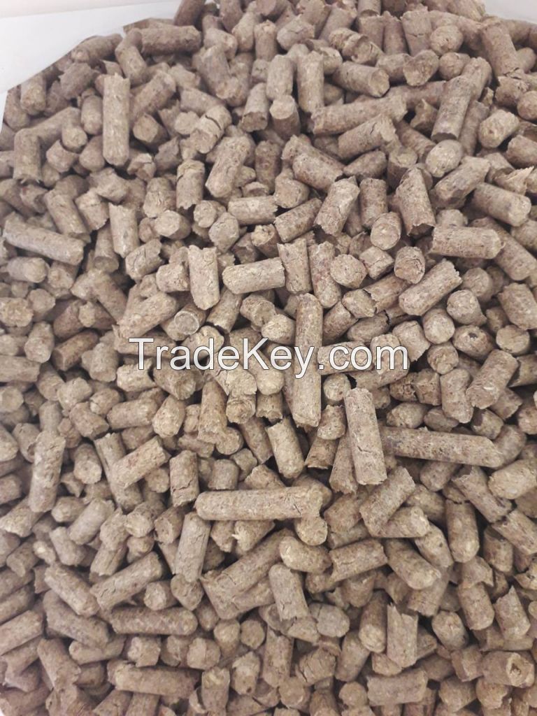 wood pellets from the coniferous breeds of wood