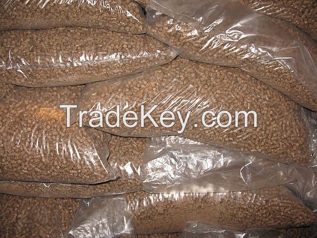 wood pellets from the coniferous breeds of wood