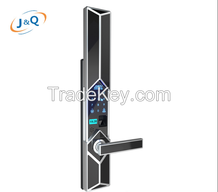 Sliding Cover Digital Fingerprint Door Lock for Smart Home