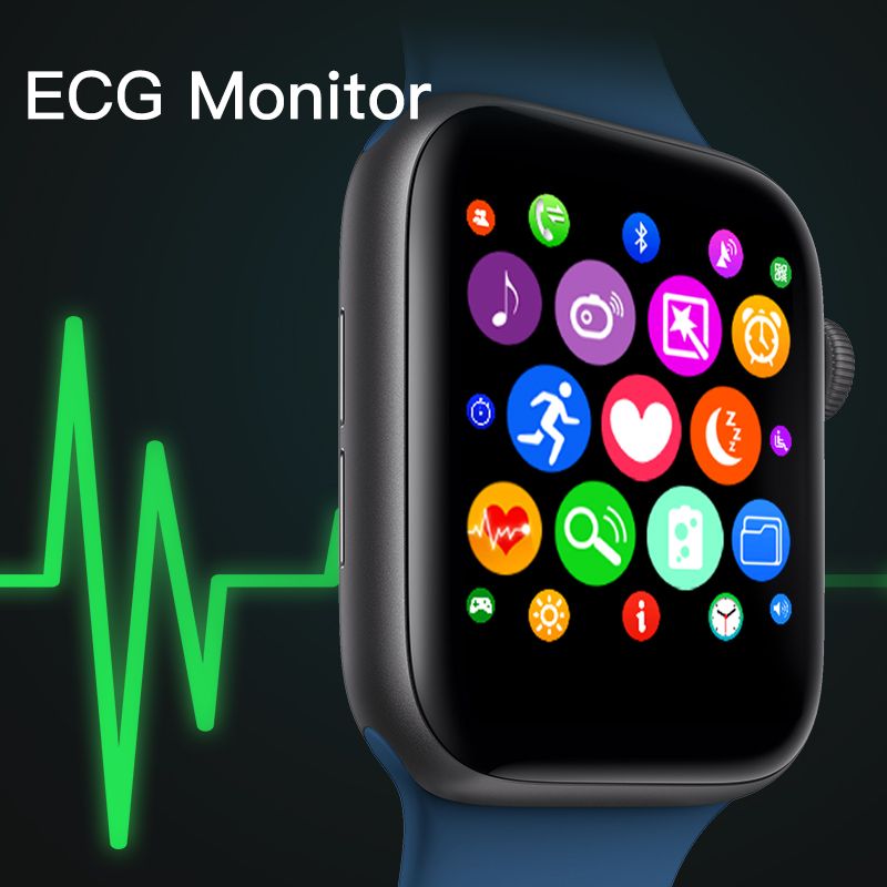 1:1 Series 4 Smart Watch 44mm Support Wireless Charge Heart Rate ECG Bluetooth Watch