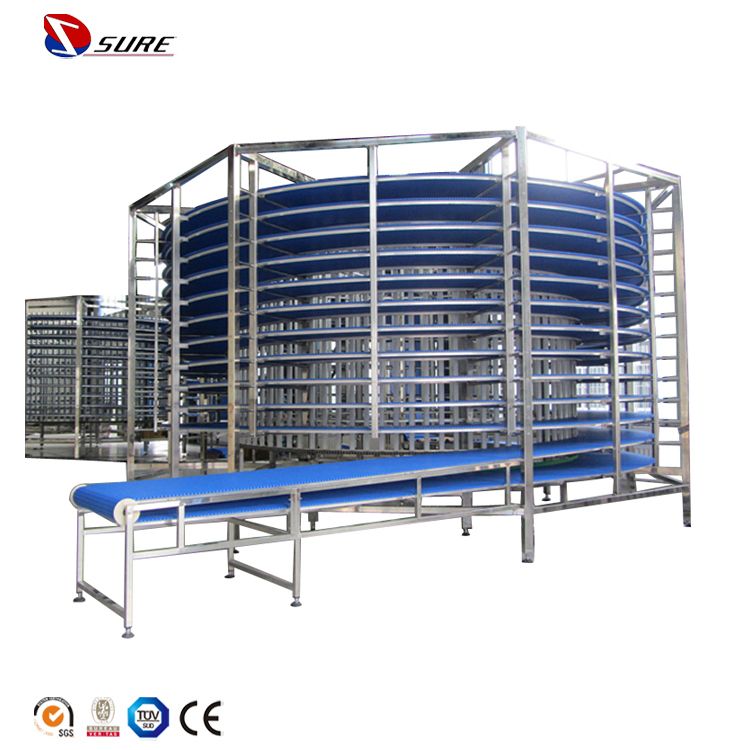 Duble Drum Iqf Seafood Spiral Freezer