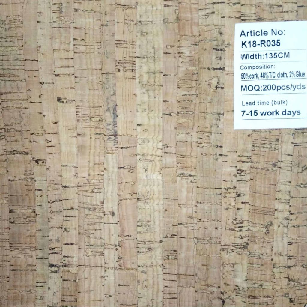 Info Cork Fabric for Shoes/insloes/packing/wallpaper