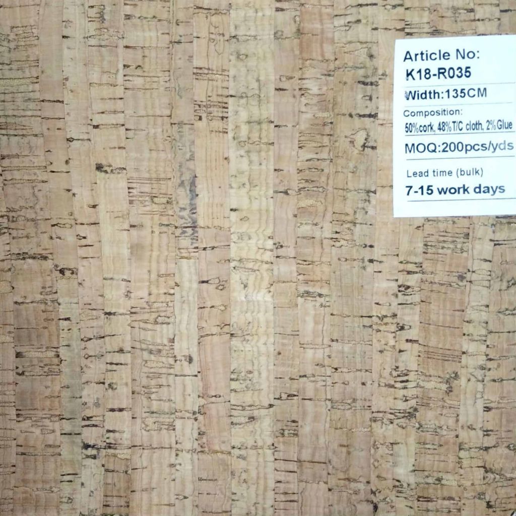 Info Cork Fabric For Shoes/insloes/packing/wallpaper