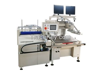 HY-D56 Double-sided Dust Removal Automatic Screen Printing Machine