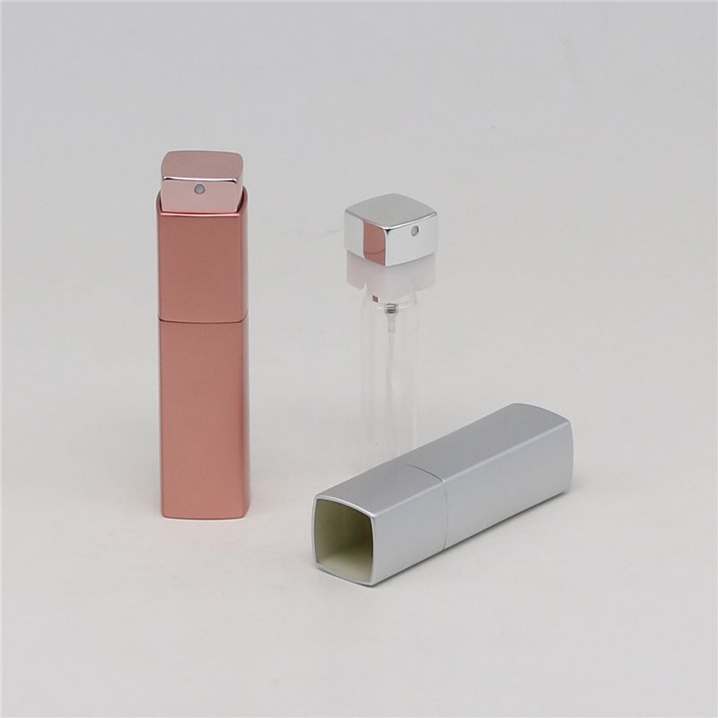 twist-up bottom refillable mini pocket atomizer perfume bottle 5ml 8ml