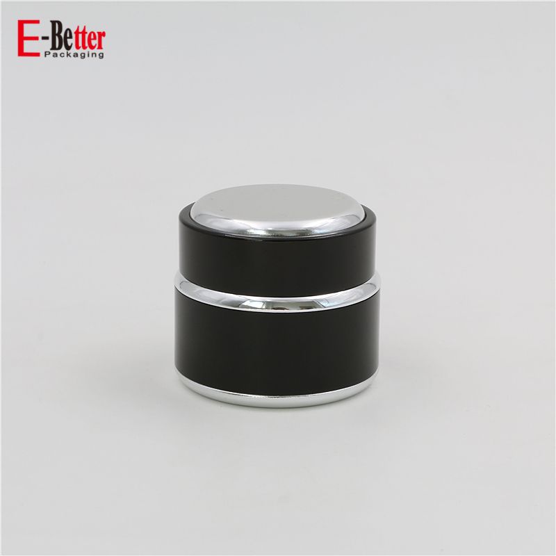 high quality printed gold aluminum cosmetic jar 50g