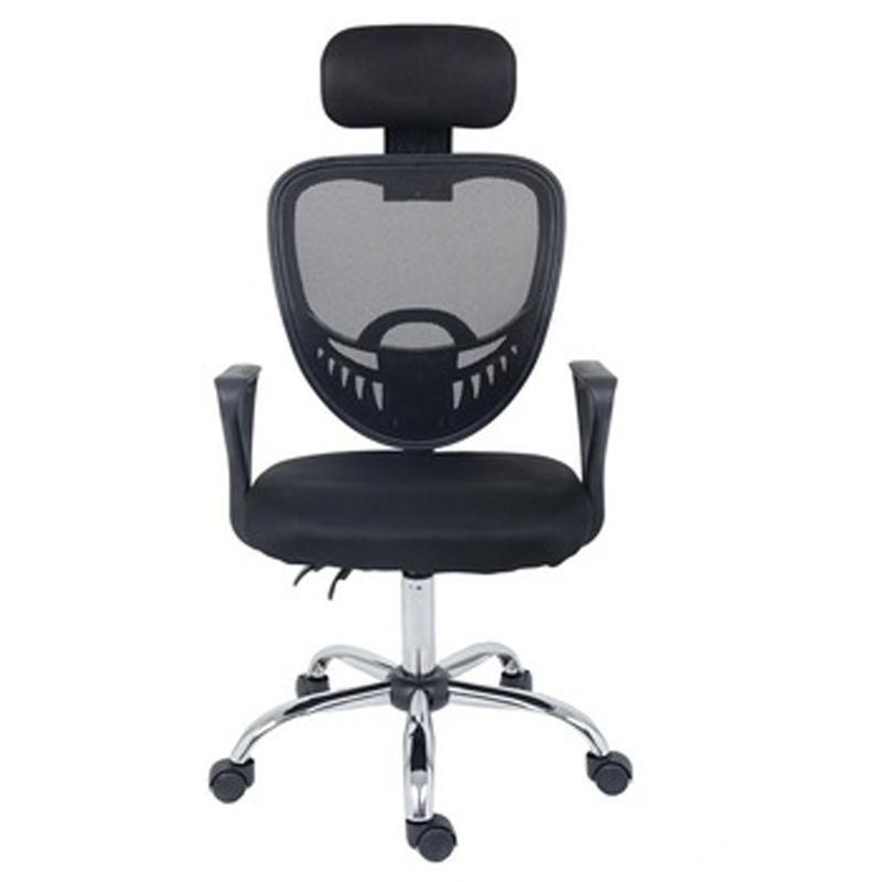 High Back Executive Mesh Ergonomic Fixed Armrest Desk Office Chair With Extra Soft Height Adjustable