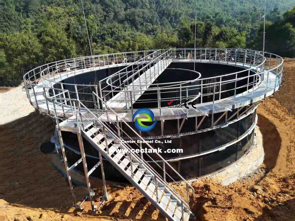 wastewater storage tanks