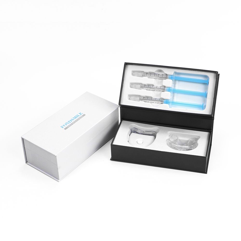 OEM Wholesale FondSmile Private Label Smart Light Dental Bleaching Kit Luxury Available Teeth Whitening Led Home Kit