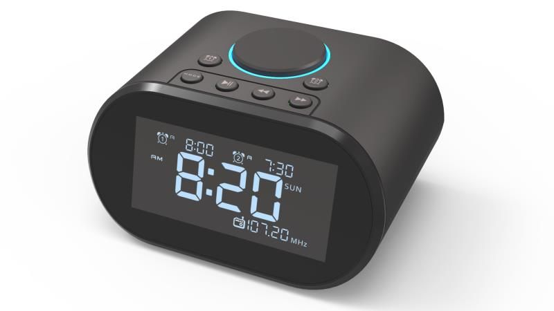 AUDIO ALARM CLOCK WITH RADIO