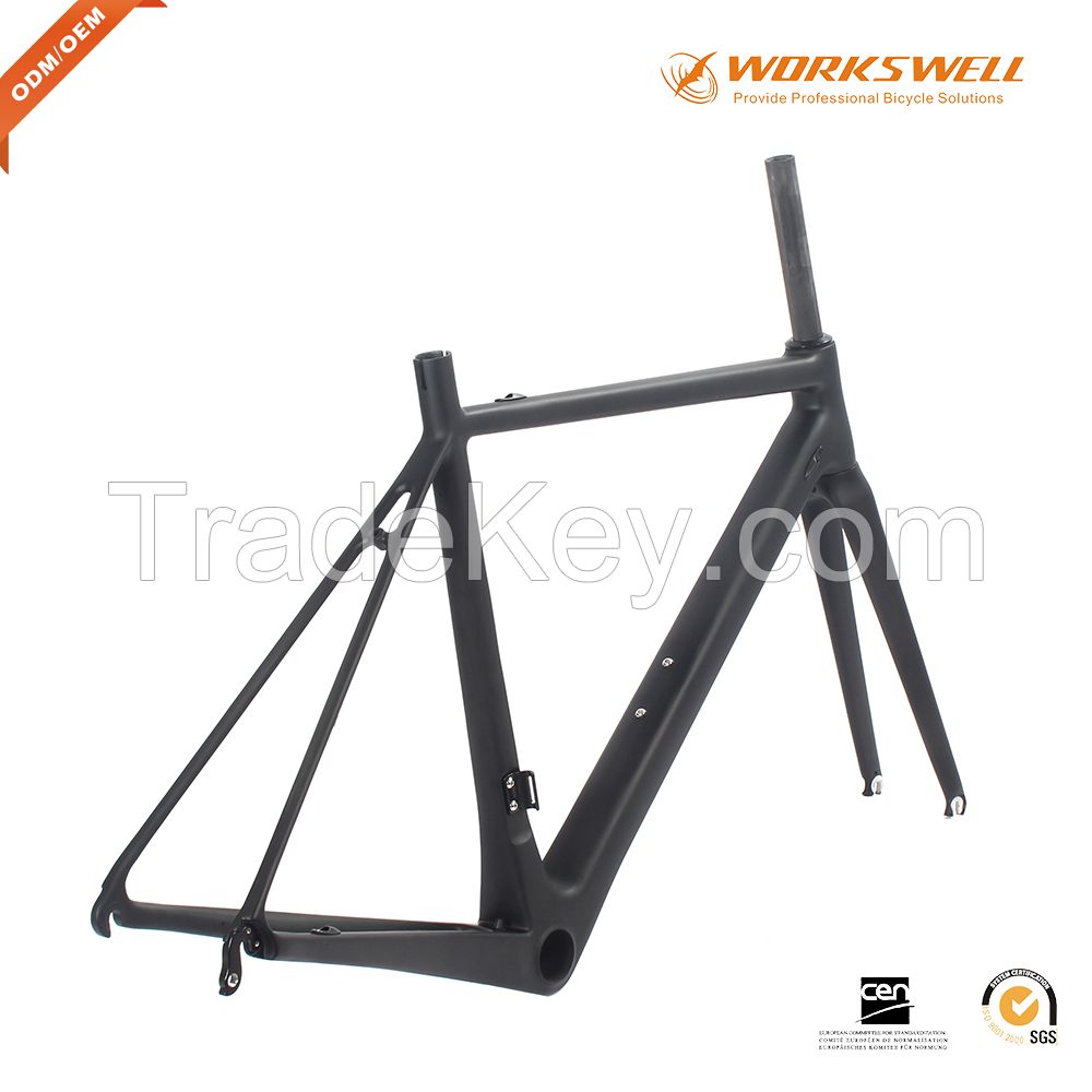 Top sale lightest endurance carbon frame road bike frameset racing chinese carbon road bike frames