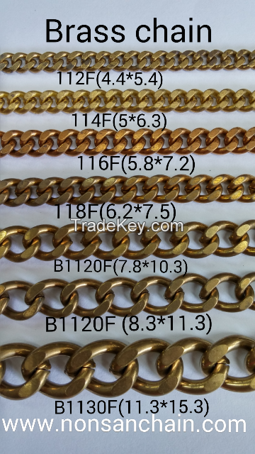 brass chains for imitation jewelry