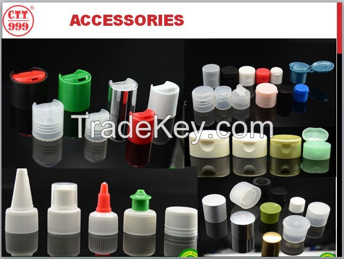 Plastic Cosmetic bottle + Accessories (plastic lids) - Skype: Thuydiem_le