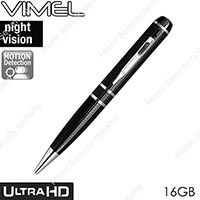 High Quality Pen Camera 16 GB Ultra XHD Video 2K 1296P Body Cam NO SPY Hidden 