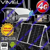 House Security System Camera 4G House Solar Farm Surveillance GSM Alarm 3G 32GB