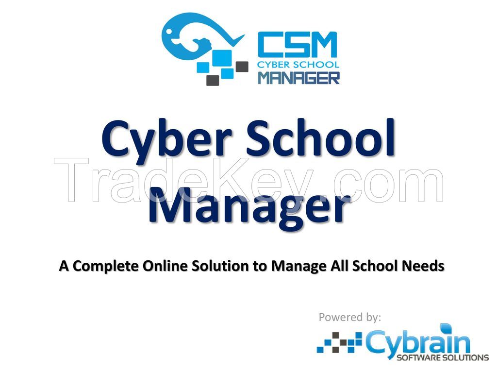 Cyber School Manager | CSM  |  Best School Management Software