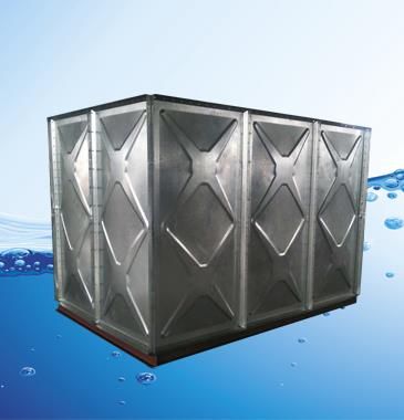 Hot Dip Galvanized Panel Rectangular HDG Water Storage Tanks factory