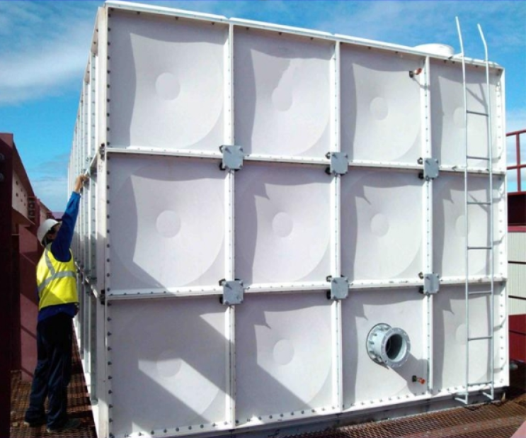 hot sale GRP modular panel FRP water for SMC redtangular water storage tank