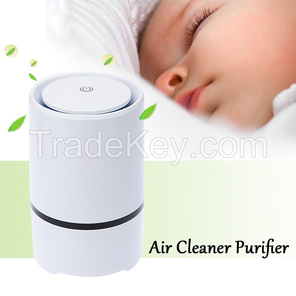 GL-2103 Portable Air Filter Cleaning Machine / HEPA filter Home Air Purifier/ USB Charging Release Anion Air Freshener