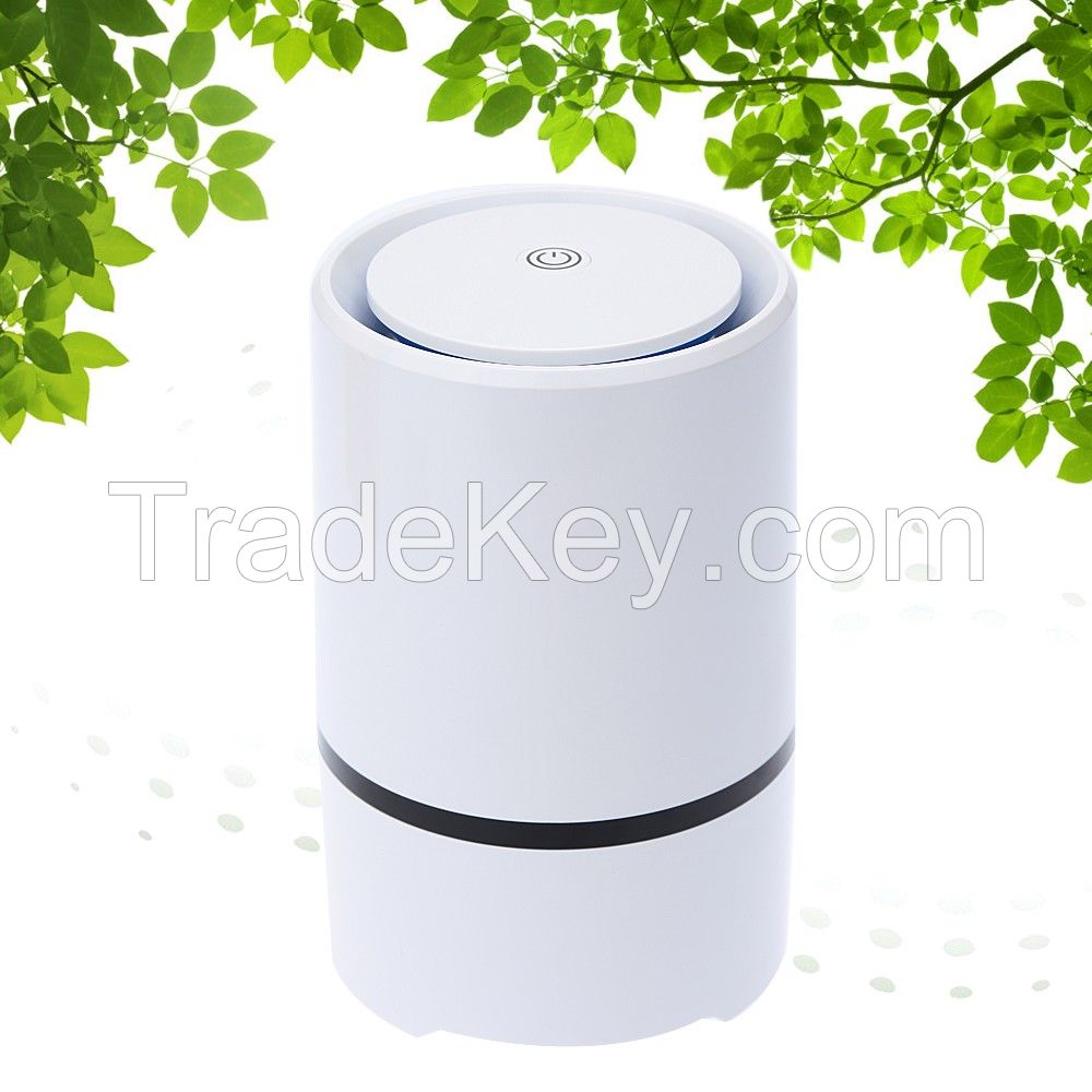 GL-2103 Portable Air Filter Cleaning Machine / HEPA filter Home Air Purifier/ USB Charging Release Anion Air Freshener