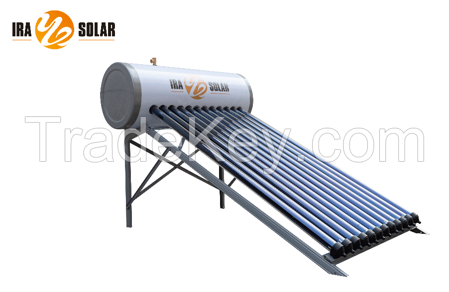 Heat pipe pressurized solar water heater 150L12tubes-GL model(25degree)