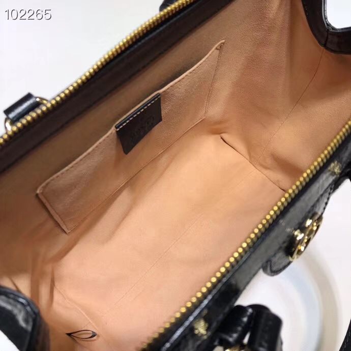 Fashion OEM Black Patent Leather Trim Shoulder Bag For Women Lady Girl