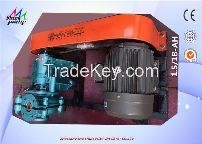 1.5 / 1 B - AH Metal Lined Centrifugal Slurry Pump For Transporting Sand and Gravel