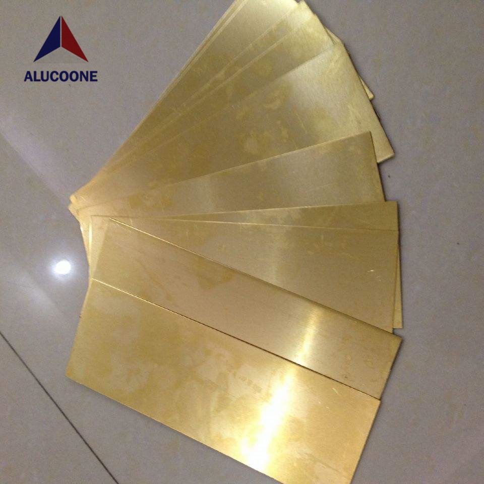 High quality Brass  plastic composite panel copper panels