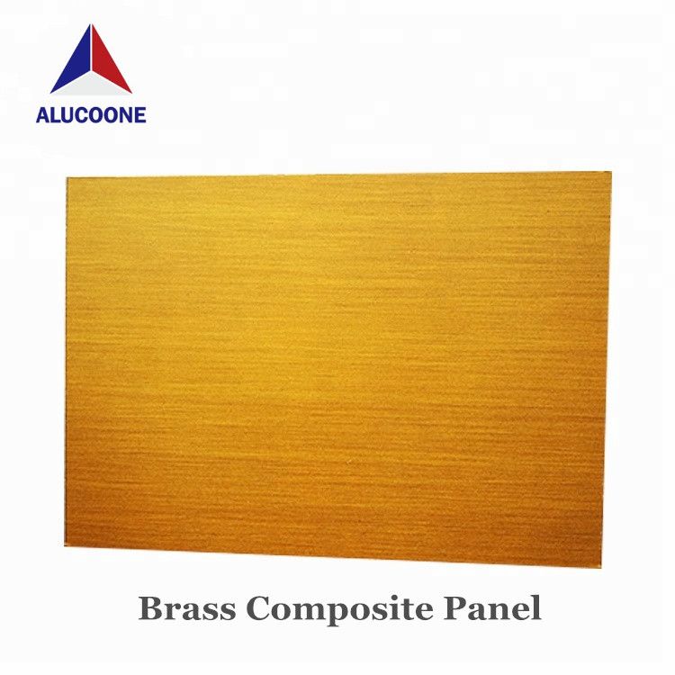 High quality Brass  plastic composite panel copper panels