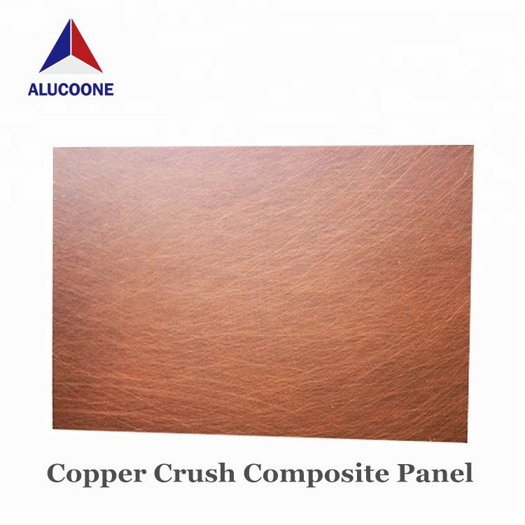 High quality Brass  plastic composite panel copper panels