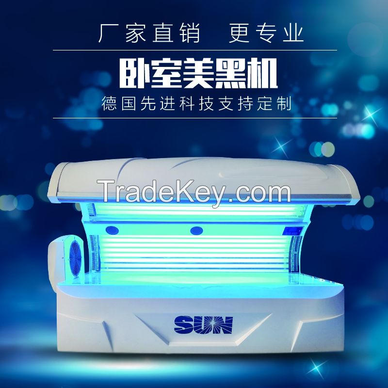 Commercial solarium tanning sunbed with German Cosmedico UVB tanning lamp for skin Bronzed color