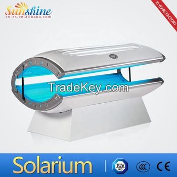 NEW CE solarium tanning sunbed with German Cosmedico tanning lamp for skin sunbathing