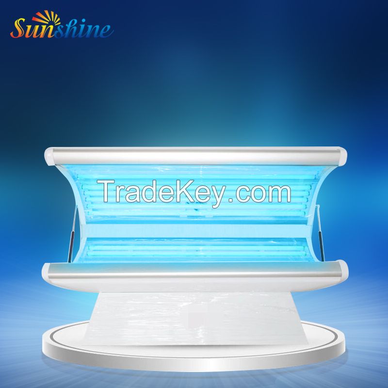 New Ce Solarium Tanning Sunbed With German Cosmedico Tanning Lamp For Skin Sunbathing