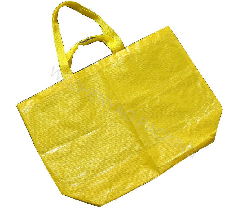 Custom logo  Outdoor Grocery Recycle waterproof PP Woven Frakta Large Shopping Bag
