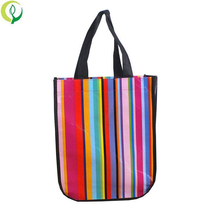 Hot selling Custom Logo printing Promotional reusableNew Design Lululemon style lamination pp non woven shopping bag