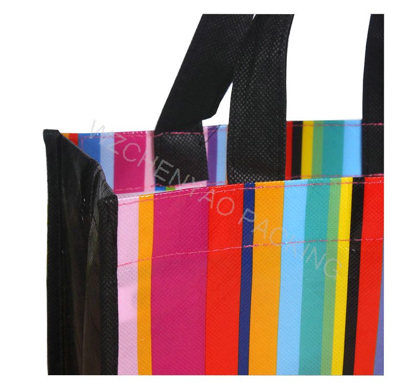 Hot selling Custom Logo printing Promotional reusableNew Design Lululemon style lamination pp non woven shopping bag