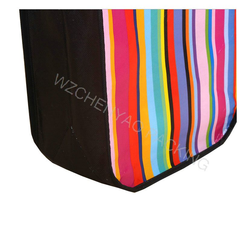 Hot selling Custom Logo printing Promotional reusableNew Design Lululemon style lamination pp non woven shopping bag