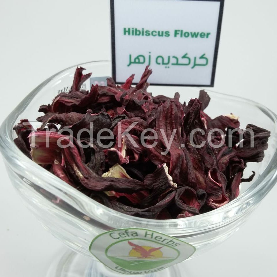 Hibiscus Red Dried Flowers High Purity 