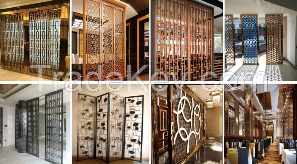 Ã‚Â stainless steel screen partition, stainless steel hotel products, stainless steel decorative trims, custom processing stainless steel products and so on