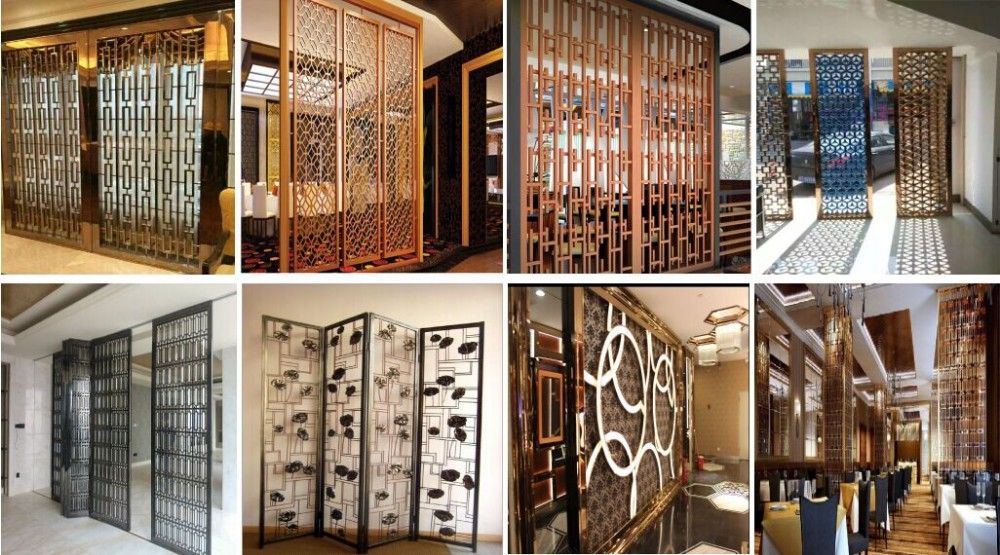 Stainless Steel Metal Room Dividers Partitions
