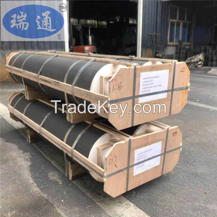 EAF China HP Graphite Electrode  For Steel Plant Nipple Manufacturer For Electrolysis