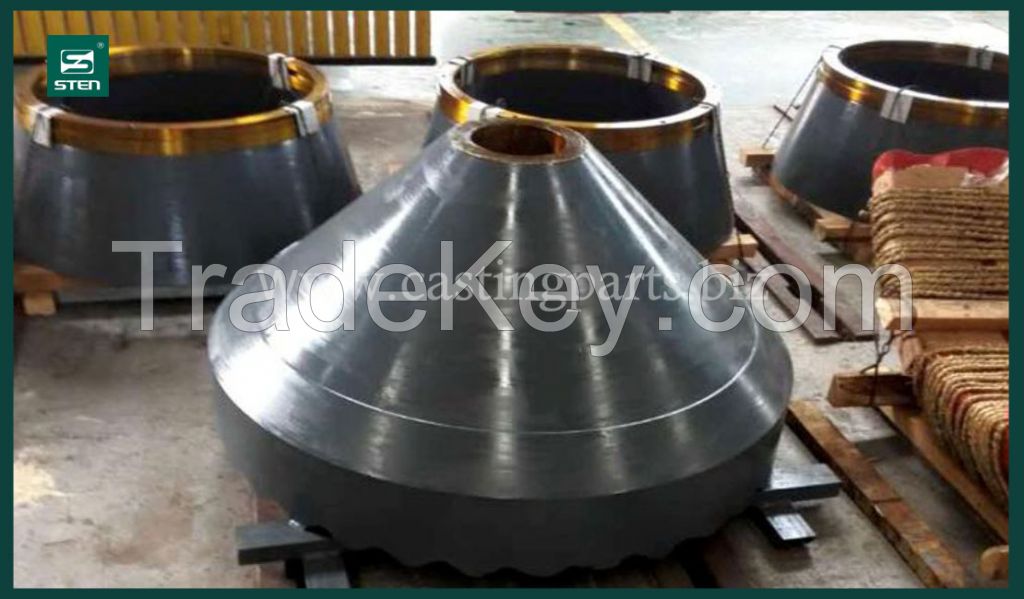 Sandvik cone parts, Cone Crusher parts, Concave & Mantle , Bowl Liner, Sandvik Crusher Liners